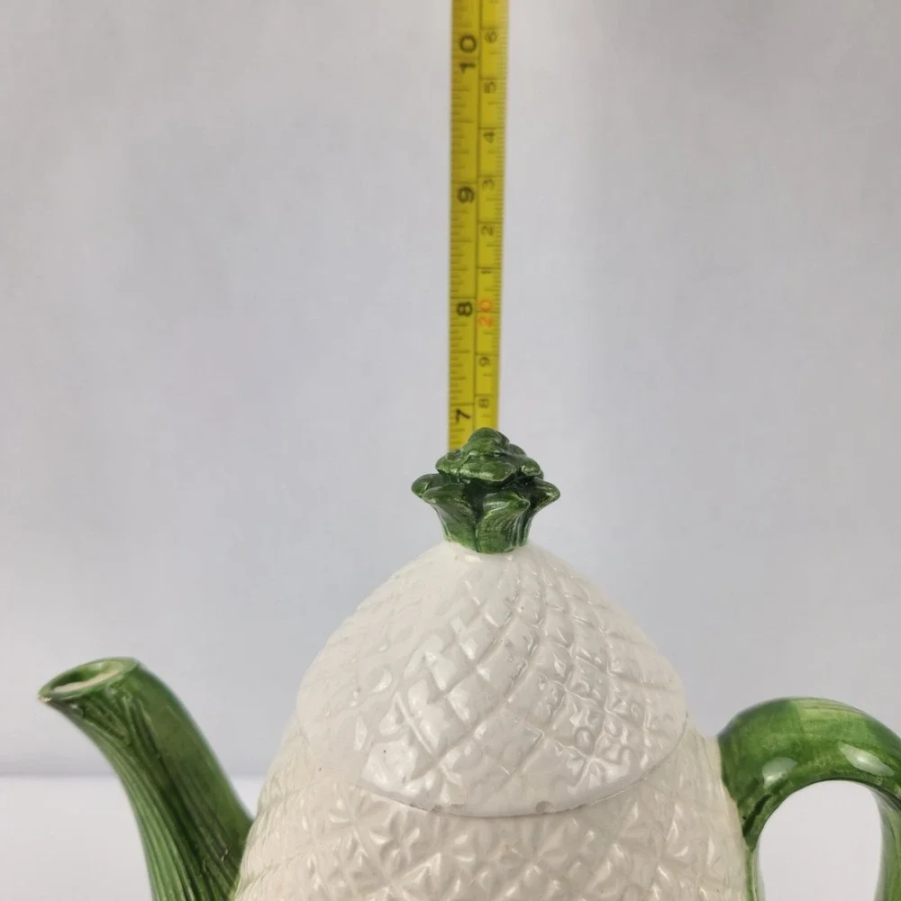 Vintage 1960s Aloha 8066 Pineapple Teapot Coffee Pot Hawaii Mid Century Tropical
